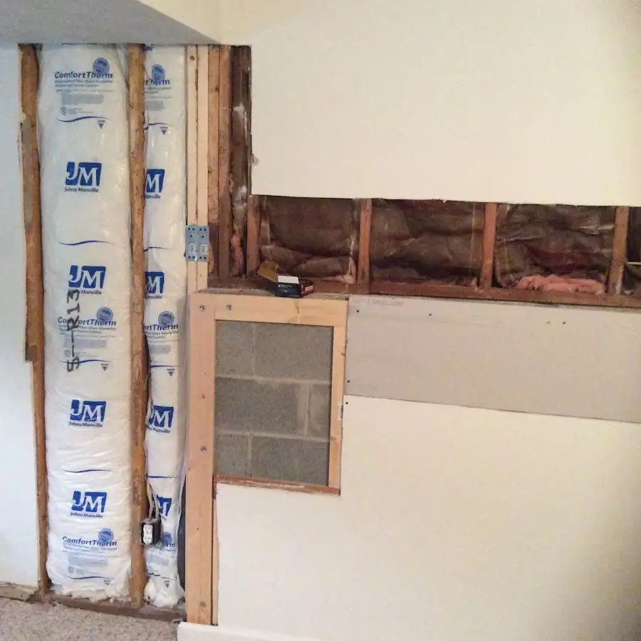Wall insulation replacement during Structural Drying in East Fishkill